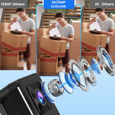 UCOCARE 5MP Doorbell Camera Wireless with Chime X1
